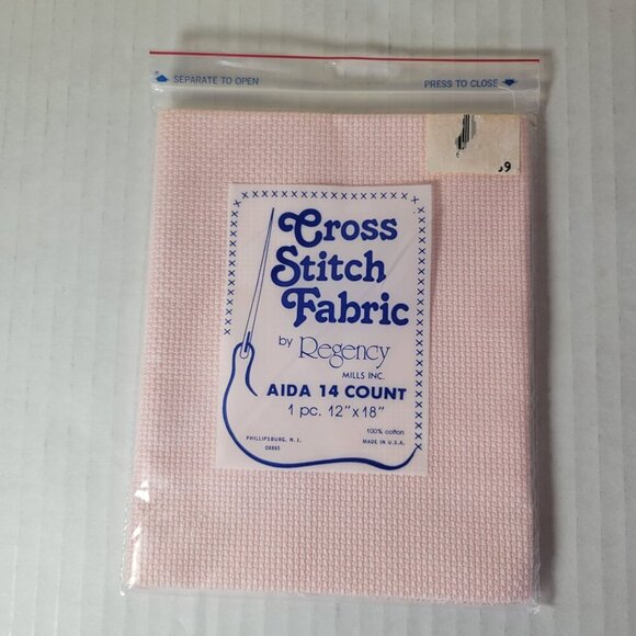 Cross Stitch Fabric by Regency 100% Cotton & Cross Stitch Banjo Cloth - Picture 4 of 9